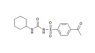 The structure of Acetohexamide