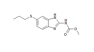 The structure of Albendazole
