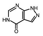 Allopurinol chemical structure