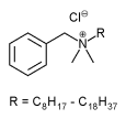 chemical structure of benzalkonium chloride