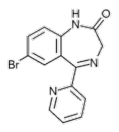 Bromazepam chemical structure