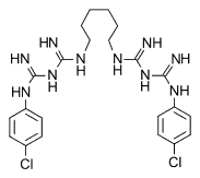 Chlorhexidine (free base) structure