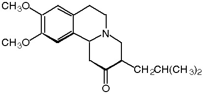 Tetrabenazine chemical structure