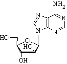 Chemical structure of vidarabine