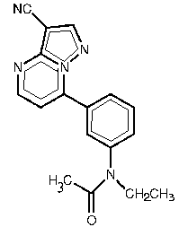 Zaleplon chemical structure