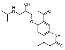 Acebutolol chemical structure