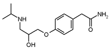Atenolol chemical structure