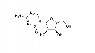 The structure of 5-azacytidine