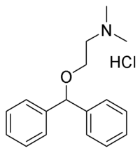 Diphenhydramine chemical structure
