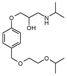 Bisoprolol chemical structure