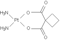 Carboplatin chemical structure