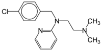 Chemical structure of Chloropyramine