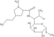 Clindamycin chemical structure