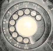 Image of a telephone dial