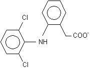 Diclofenac chemical structure