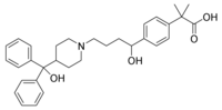 Fexofenadine chemical structure