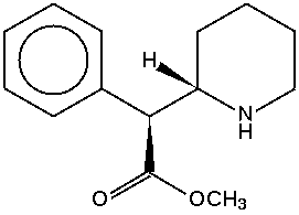 dexmethylphenidate chemical structure