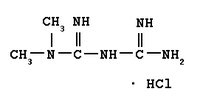 Metformin chemical structure