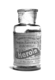 Bayer Heroin bottle.