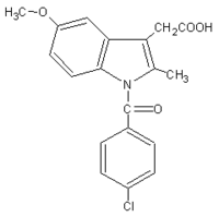 Indomethacin chemical structure