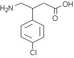 Baclofen chemical structure