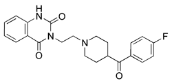 chemical structure of ketanserin