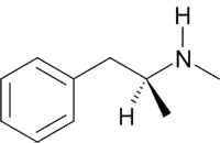 Methamphetamine's chemical structure