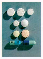 Methaqualone tablets and capsules.