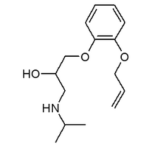 Oxprenolol chemical structure