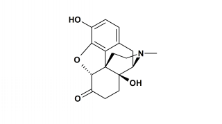 The structure of Oxymorphone