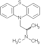 Promethazine chemical structure