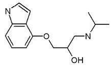 Pindolol chemical structure