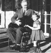 Franklin D. Roosevelt used a wheelchair after contracting Polio in 1921