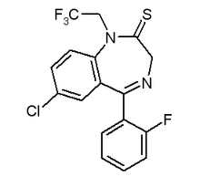 Quazepam chemical structure