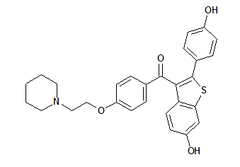 The structure of raloxifene