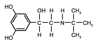 Terbutaline chemical structure