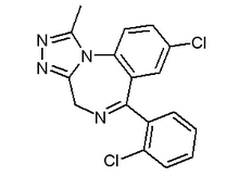 Triazolam chemical structure
