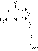 Aciclovir chemical structure